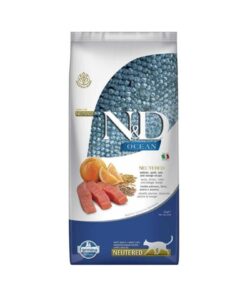 N & D Düşük Tahıllı Somonlu Kısırlaştırılmış Kedi Maması 10 kg