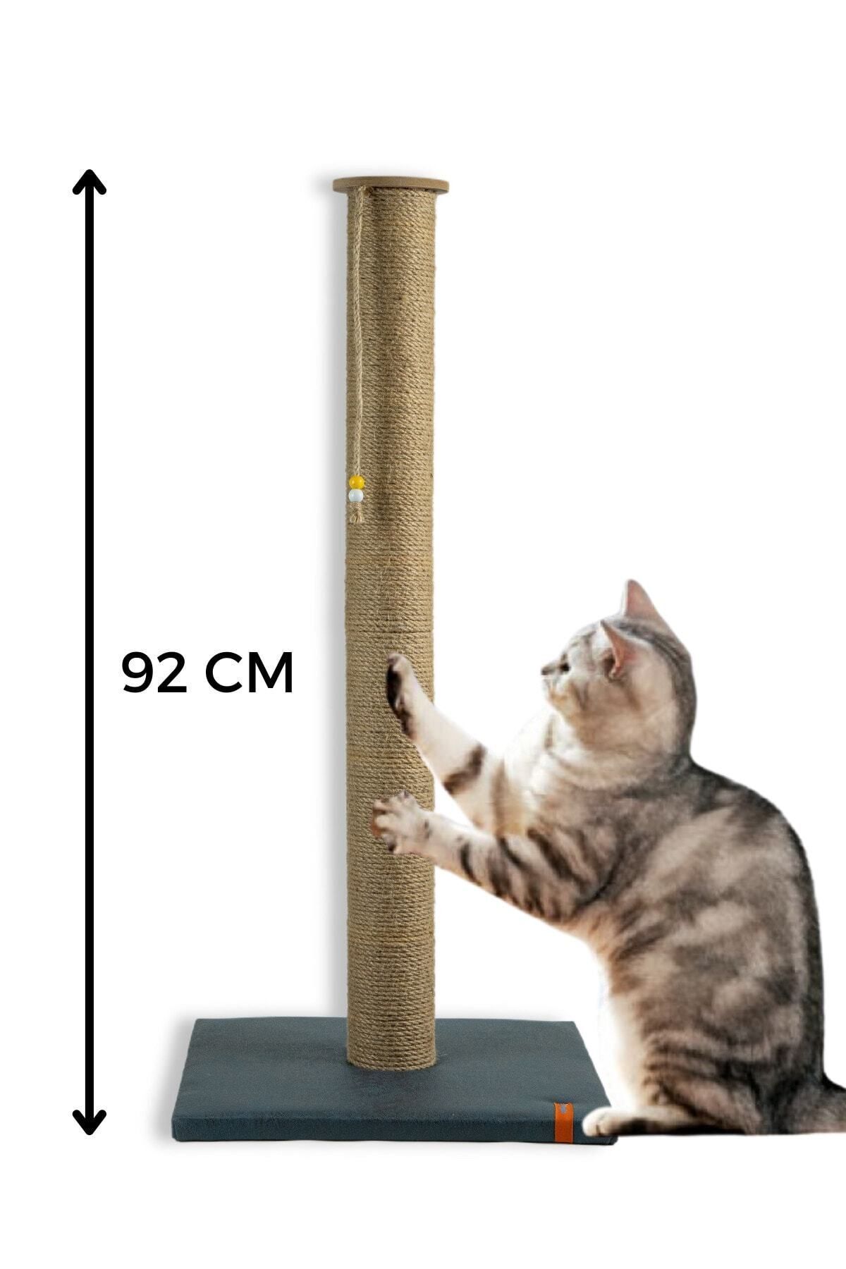Pugalo 90 Cm Büyük Kedi Tırmalama Tahtası Catnipli Uzun Tırmalama Tahtası Minder Yüzey Lacivert
