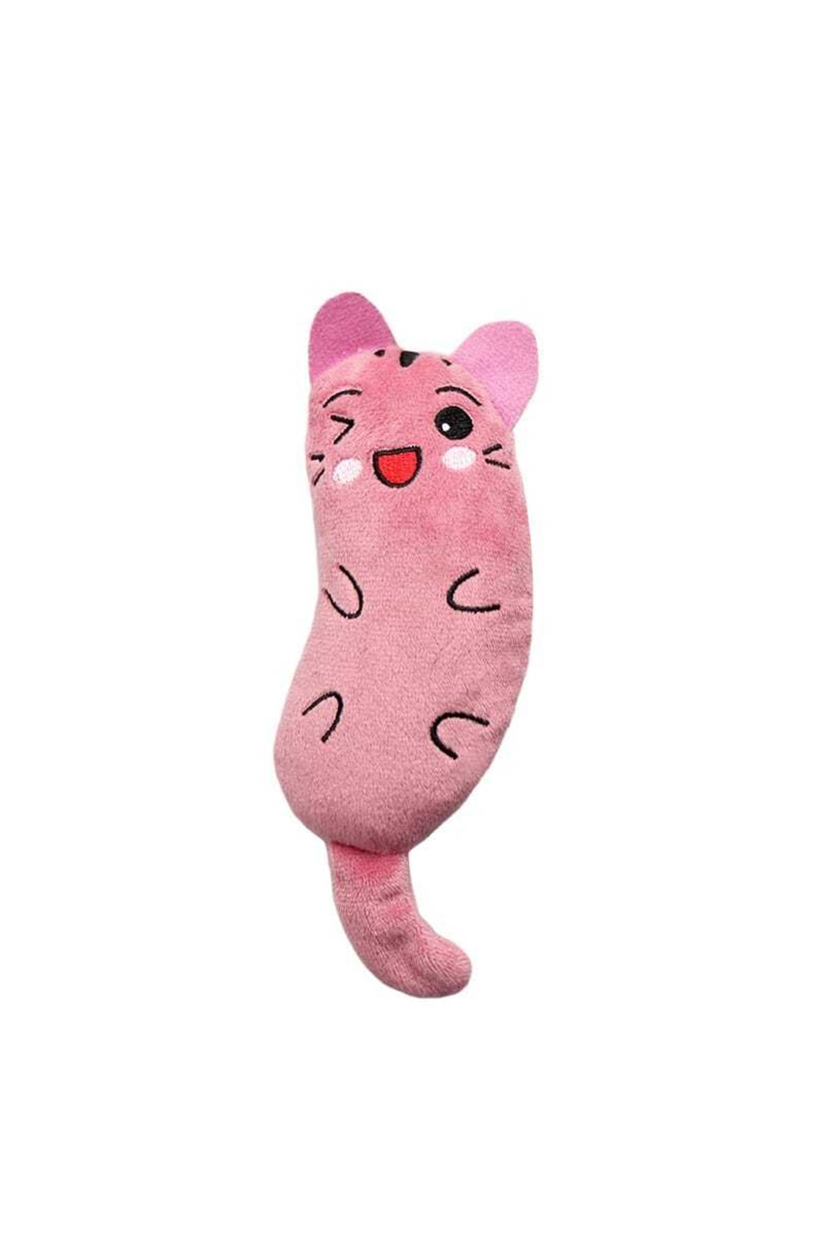 TİNEKE Peluş Kedi Oyuncağı Kedi Otlu Catnipli Pembe 1 Adet