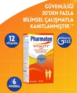 Alternative view of Pharmaton Vitality 30 Tablet 2 Adet