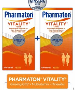 Pharmaton Vitality 100 Tablet 2 Adet