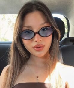Alternative view of REN EYEWEAR TR MİUX LEOPAR MAVİ OVAL GÜNEŞ GÖZLÜĞÜ KADIN MODERN YENİ SEZON