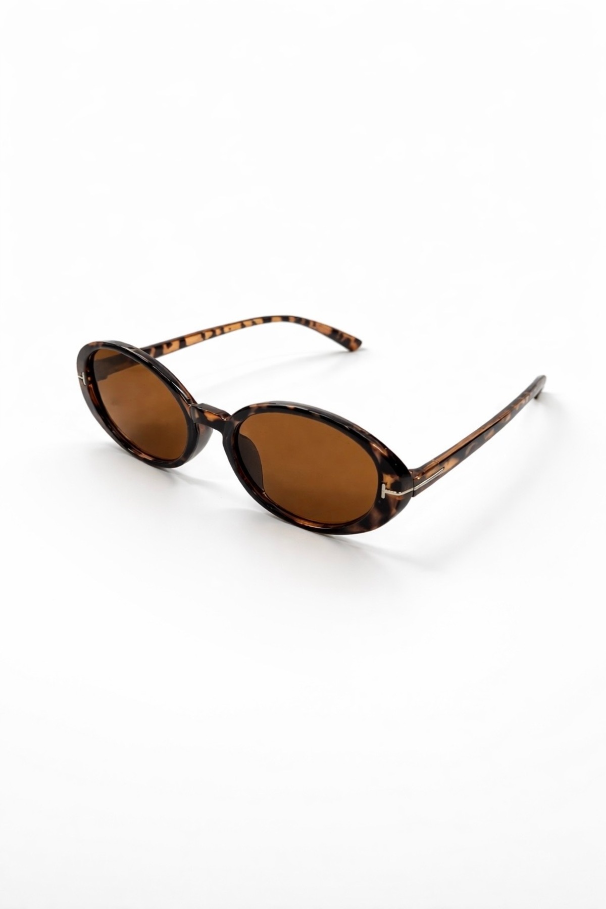 Chunky Frame Senna Kadın Leopar Çerçeveli Kahverengi Ultra Hafif Uv400 Filtreli Kadın Güneş Gözlüğü - Görsel 3