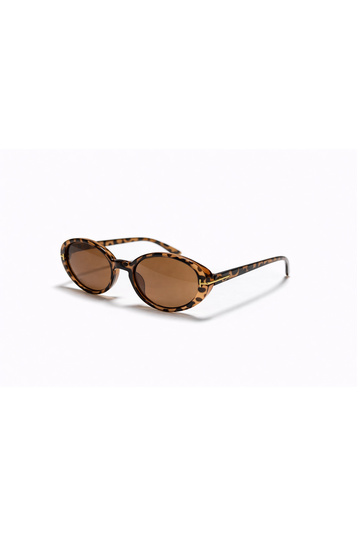 Toz Vintage Azlor Leopar Desenli Vintage Retro Güneş Gözlüğü
