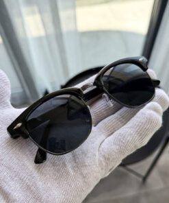 Alternative view of Zzla Güneş Gözlüğü Kadın & Erkek Uv400 Cam Ce Belgeli Siyah Unisex Model