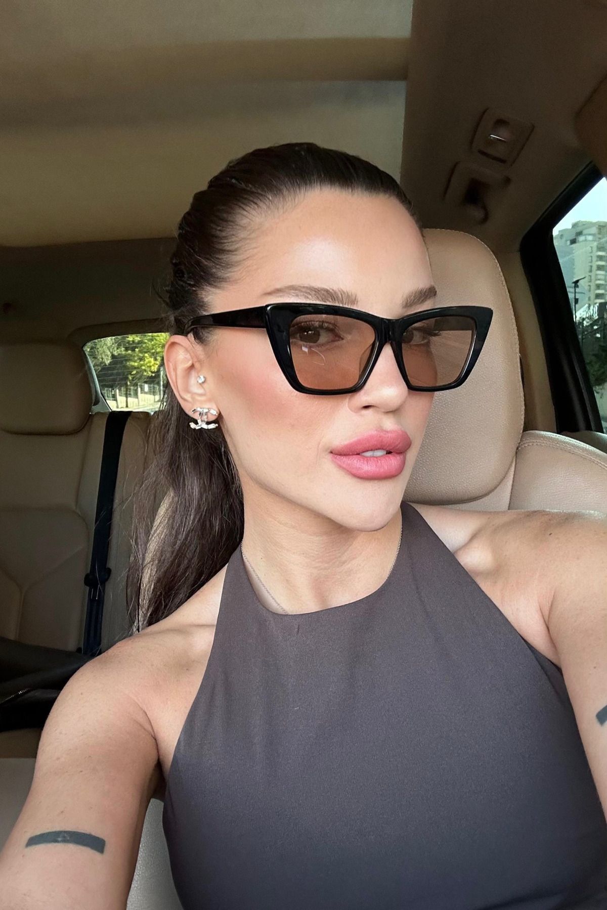 REN EYEWEAR CİRO NUDE RENK GÜNEŞ GÖZLÜĞÜ 2026 KADIN MODERN YENİ SEZON