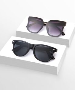 Zzla 2’li Unisex Siyah Kare Fırsat Seti Güneş Gözlüğü
