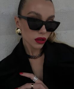 Eyesofia Flora Siyah Unisex 2025 Yeni Sezon Güneş Gözlüğü