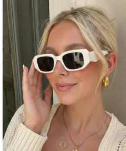 Eyesofia Rosa Unisex Lath Beyaz Güneş Gözlüğü