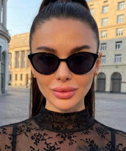 Eyesofia Sirius Cat Eye Siyah Ultra Hafif Güneş Gözlüğü