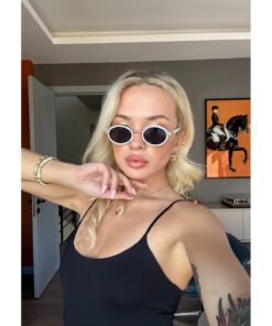 Angel Eyes Siyah Camlı Beyaz-gold Çerçeveli Unisex Güneş Gözlüğü Ae9065c7