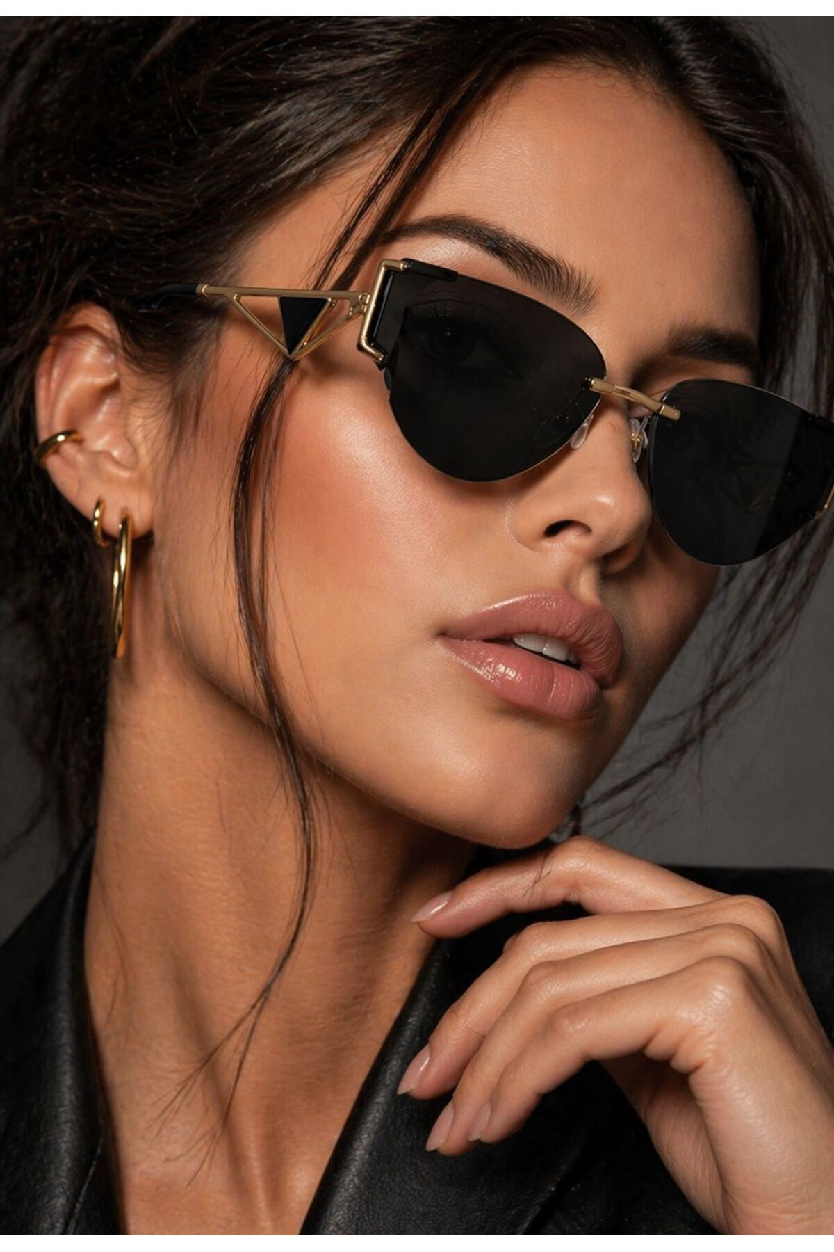 Nilu Moda YENİ SEZON SİYAH KADIN GÜNEŞ GÖZLÜĞÜ