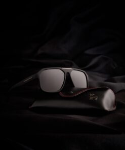 Eyesofia Chicago Polarize Yüksek Kalite Titanyum Siyah Unisex Güneş Gözlüğü