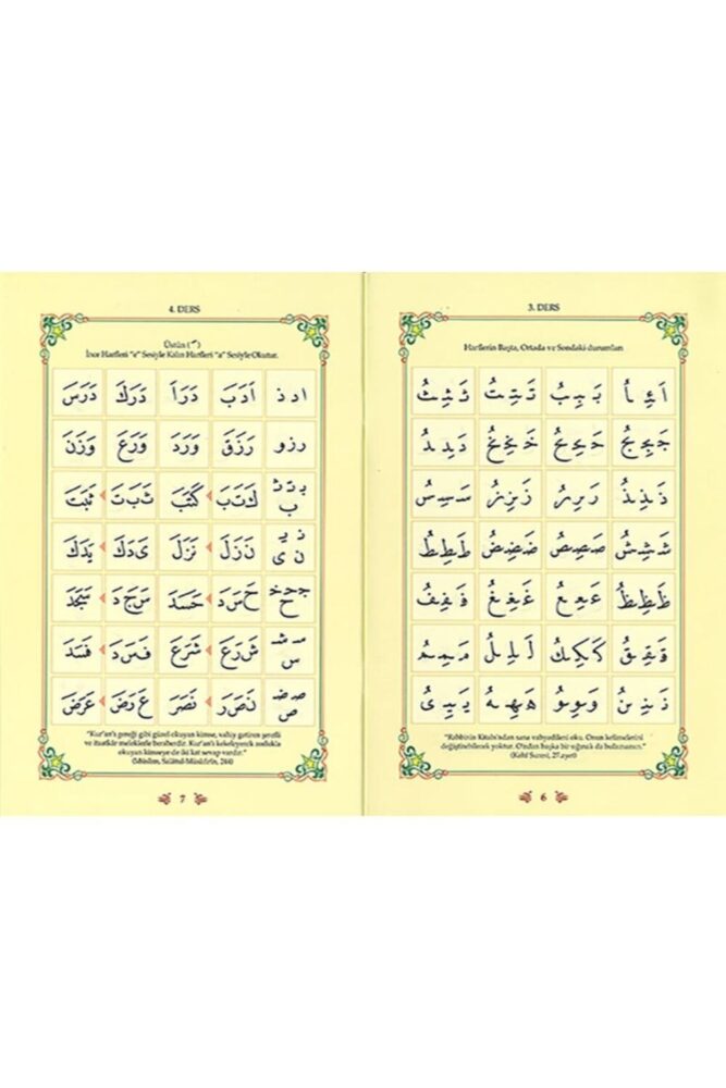 Türkiye Diyanet Vakfı Yayınları TECVİDLİ KUR'AN-I KERİM ELİF BA´SI - Görsel 2