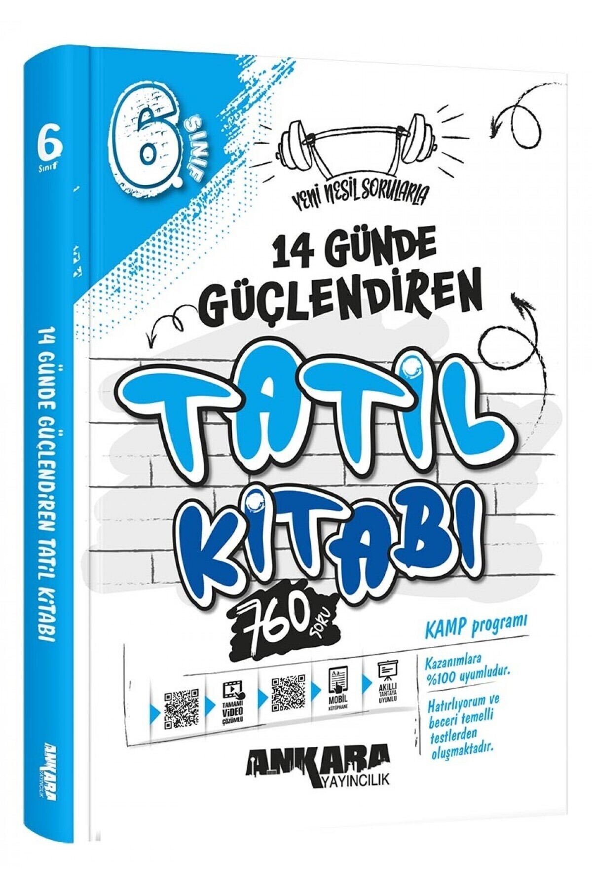 Ankara Yayıncılık ANKARA YAY. 6.SINIF GÜÇLENDİREN 14 GÜNDE TATİL KİTABI 2026