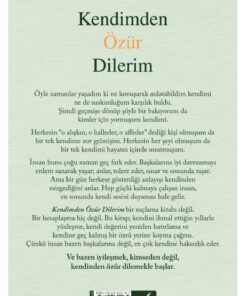Alternative view of İndigo Kitap Kendimden Özür Dilerim Miraç Çağrı Aktaş Gnydkkn