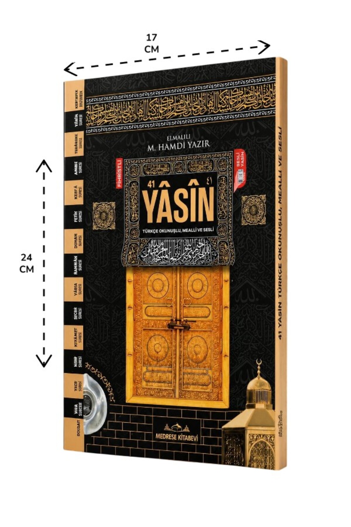 Medrese Kitab Evi Yasin kitabı yasin cüzü 192 sayfa Orta boy 41 yasin mevlüd kitabı isimli mevlid hediyeliği yasin kitabı