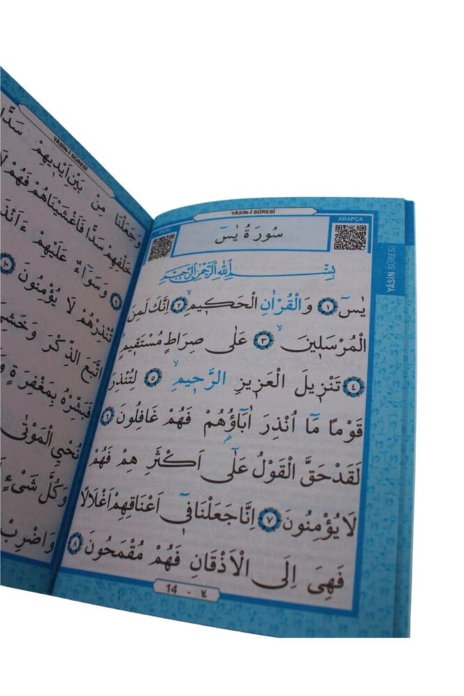 Medrese Kitab Evi Hediyelik Ekonomik 10 Adet Yasin-i Şerif Mavi 80shf Çanta Boy - Görsel 3