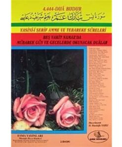 Esma Yayınları Yasin Tebareke Amme Ve Dualar, Mustafa Varlı, 20x28 Cm. Rahle Boy, Güllü Yasin, Kod 005, Esma
