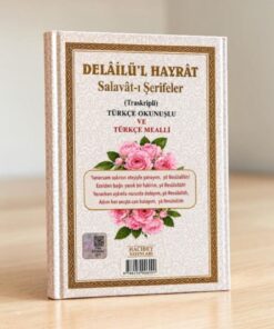 Hacıbey Yayınları Delailül Hayrat iri Yazılı Açıklamalı Türkçe okunuşlu Salavatı Şerifeler günlük Dualar Zikirler Beyaz renk - Görsel 3