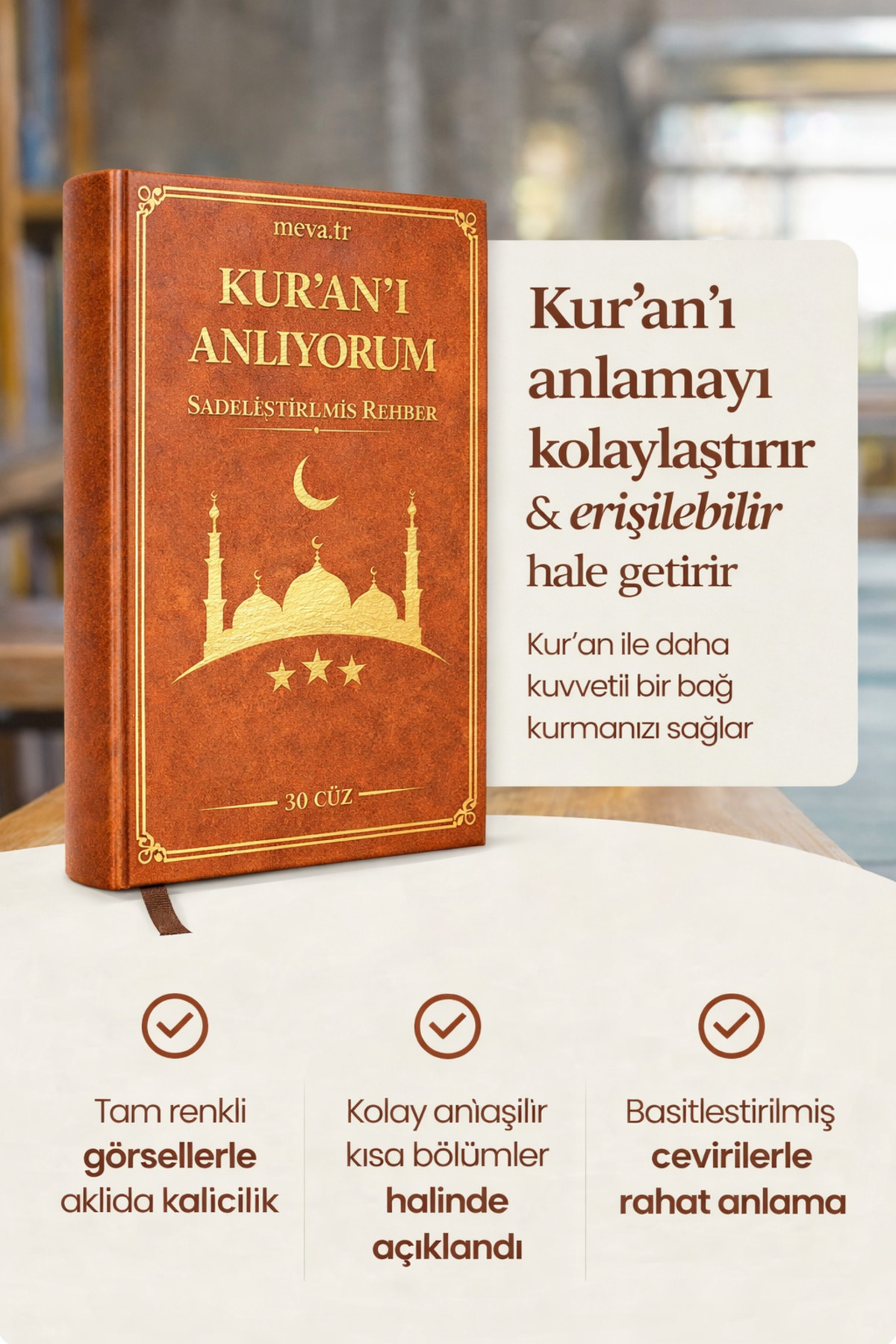 Meva Yayıncılık KUR'AN'I ANLIYORUM - Sadeleştirilmiş Rehber - Görsel 3