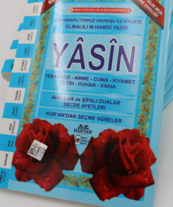 Haktan Yayın Dağıtım Ekonomik Hediyelik 10 Adet Yasin-i Şerif Mavi Renk 80 Shf. Orta Boy(17x24cm) QR Kod/Meal/Arapça - Görsel 3