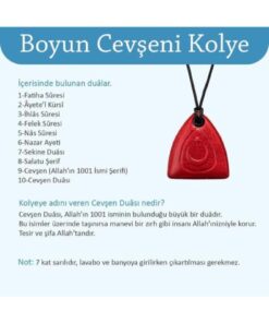 Alternative view of Hayrat Neşriyat Boyun Cevşeni - Taba Renk (Cevşenü'l Kebir) 3'lü Paket