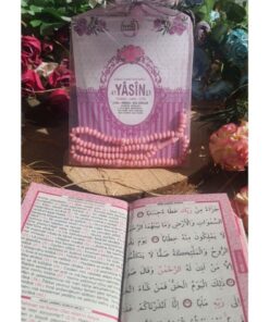 Medrese Yayınları Yasin Kitabı Cüzü 10 Lu Pembe Tül Keseli Kız Bebek Için Tesbihli Doğum Cenaze Mevlüt Hediyeliği
