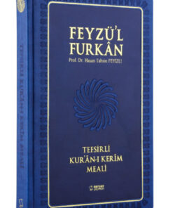Server Yayınları Feyzü'l Furkan Tefsirli Kur'an-ı Kerim Meali Lacivert(ORTA BOY-SADECE MEAL-CİLTLİ)