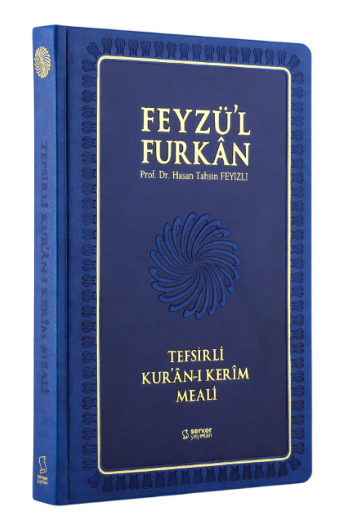 Server Yayınları Feyzü'l Furkan Tefsirli Kur'an-ı Kerim Meali Lacivert(ORTA BOY-SADECE MEAL-CİLTLİ)