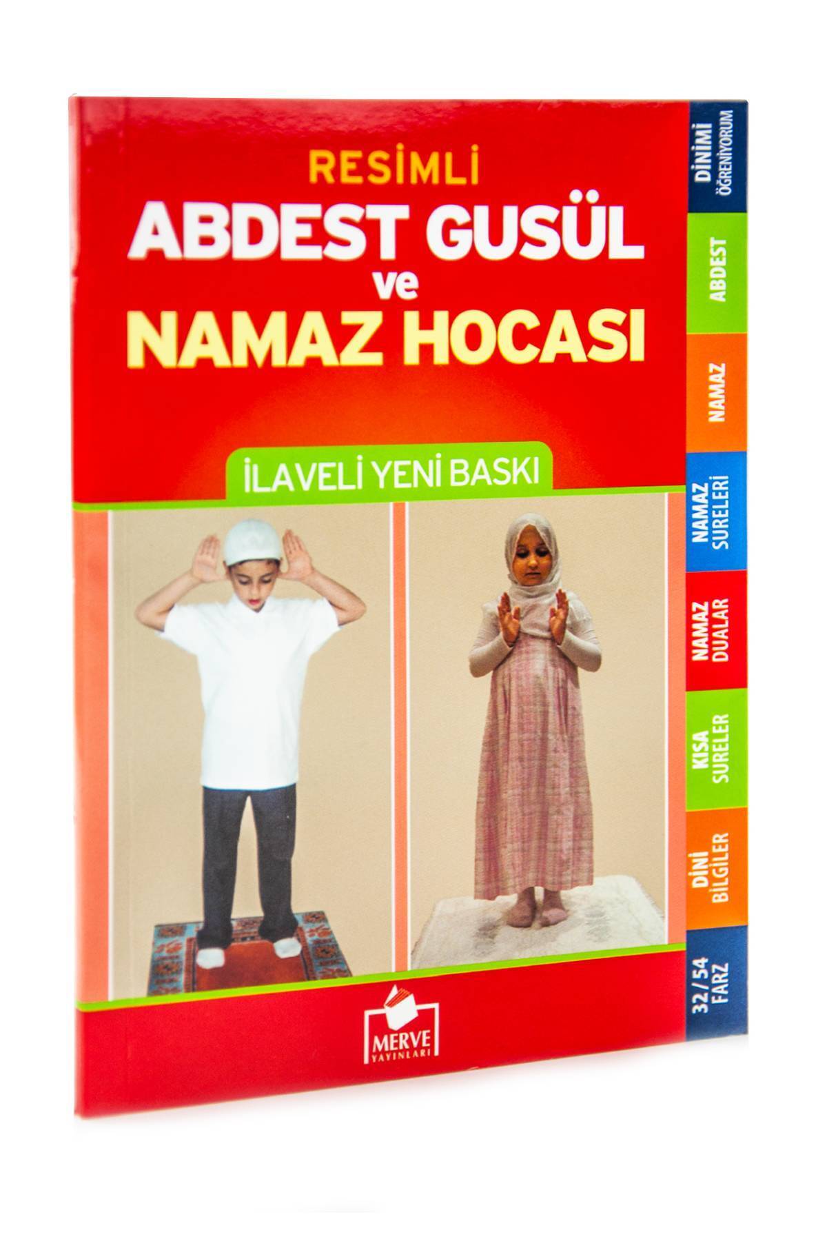Merve Yayınları Resimli Abdest - Gusül Ve Namaz Hocası