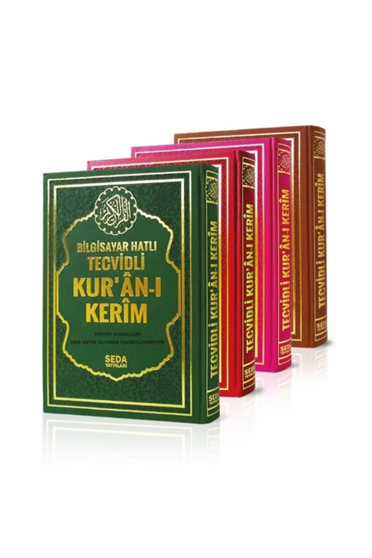 Seda Yayınları Tecvidli Kuranı Kerim Kolay Okunur 17-24 Cm Orta Boy Diyanet Onaylı Tecvitli Kuranı Kerim Renk Çşt.