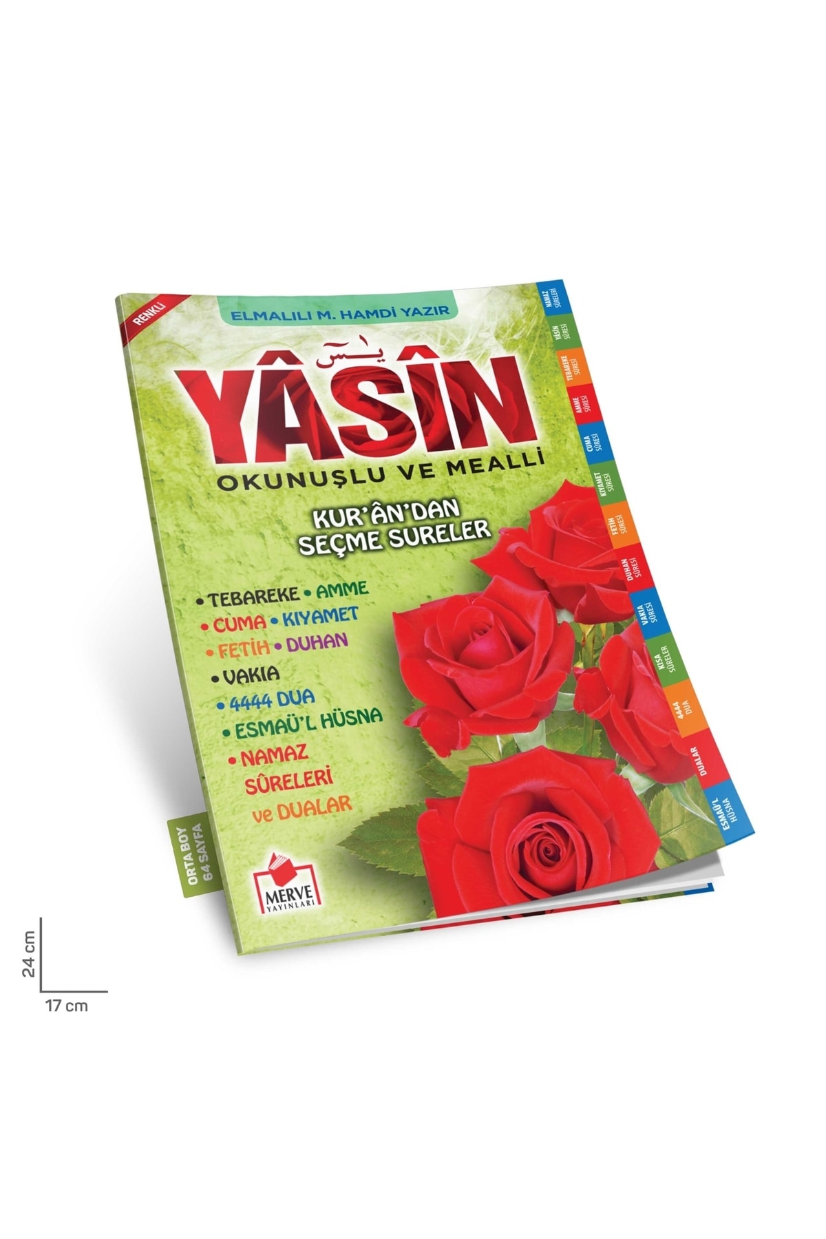 Merve Yayınları Hediyelik 10 Adet Sesli Yasin-i Şerif Okunuşlu Ve Mealli Orta Boy 64shf(17x24cm) - Görsel 3