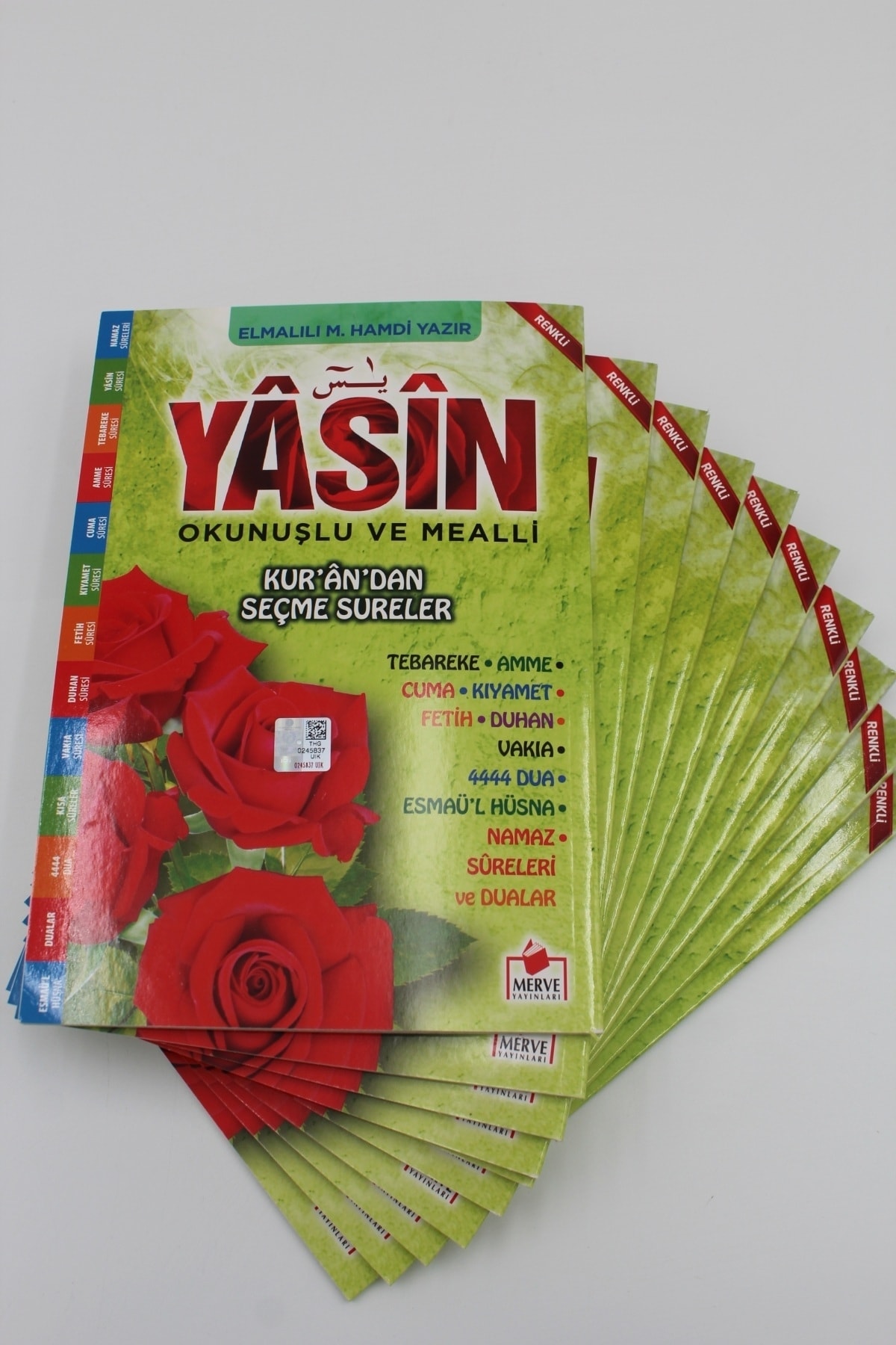 Merve Yayınları Hediyelik 10 Adet Sesli Yasin-i Şerif Okunuşlu Ve Mealli Orta Boy 64shf(17x24cm)