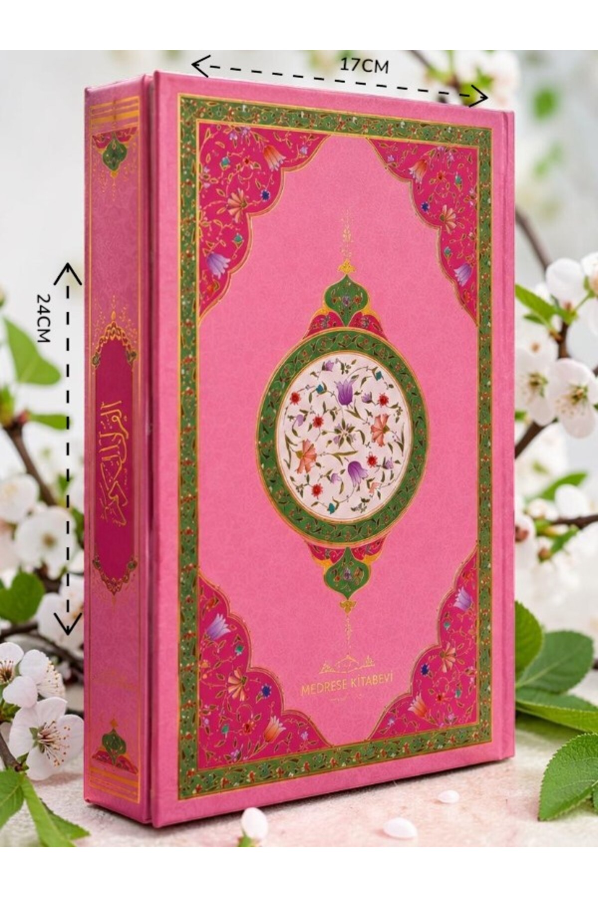Medrese Kitab Evi Kuranı Kerim Pembe Çocuk Kuranı Diyanet Onaylı Orta boy 17x24 cm