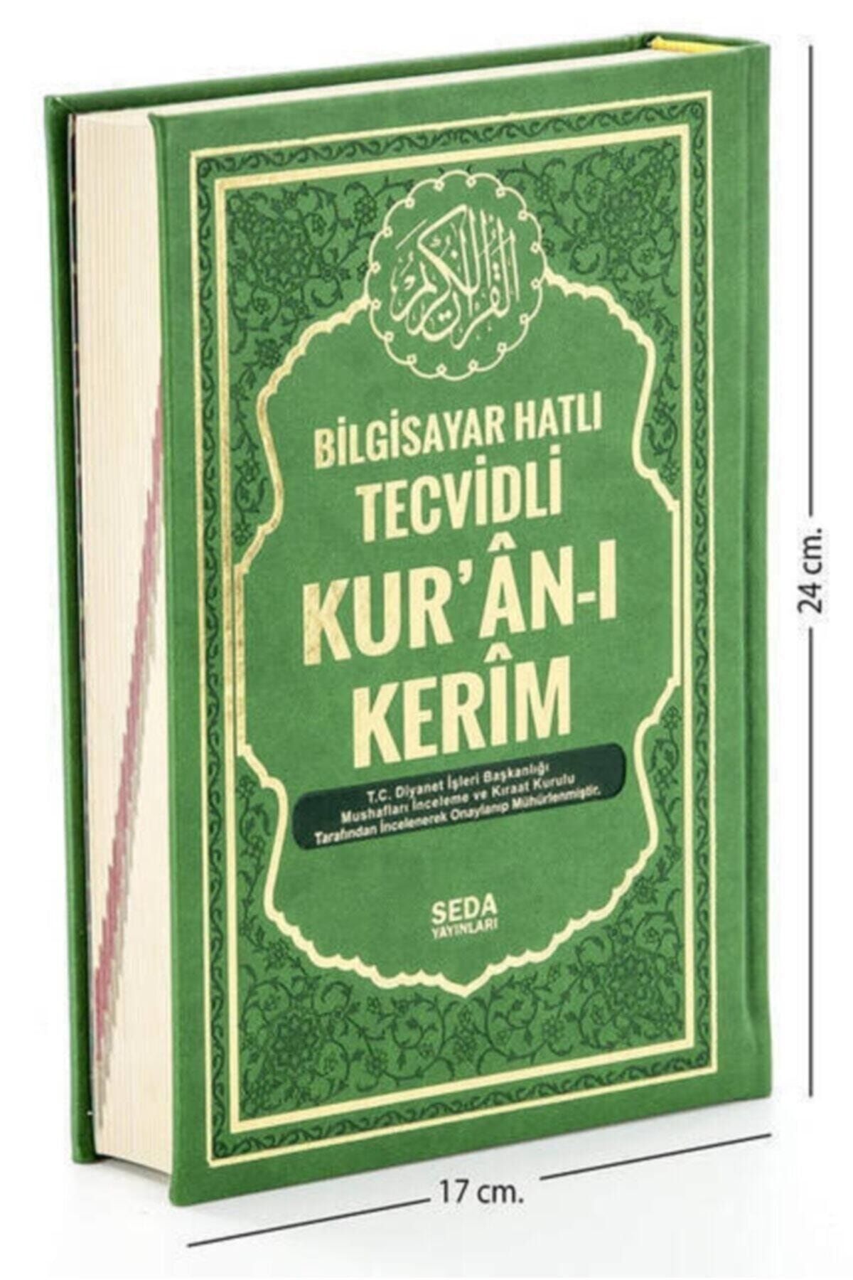 Seda Yayınları Tecvitli Kuranı Kerim Satır Altı Tecvidli Kuranı Kerim Orta Boy 17-24 Cm
