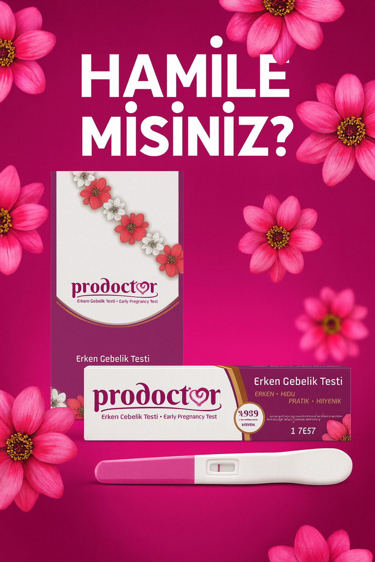 Prodoctor Pratik Erken Gebelik Testi 2'li Paket - Görsel 3