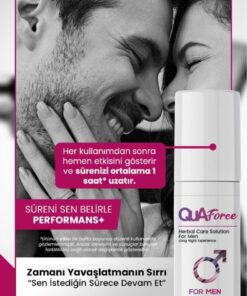 QUAforce Erkek Bakım Uzun Deneyim Sprey 60 ml - Görsel 3