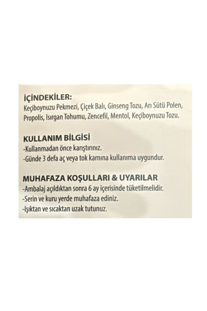 MediaFire Macunu Bitkisel Macun Çakşır Demirdikeni Ginsengli Horny Kuvvetli Güç Atom Macunu Macun 240gr - Görsel 2