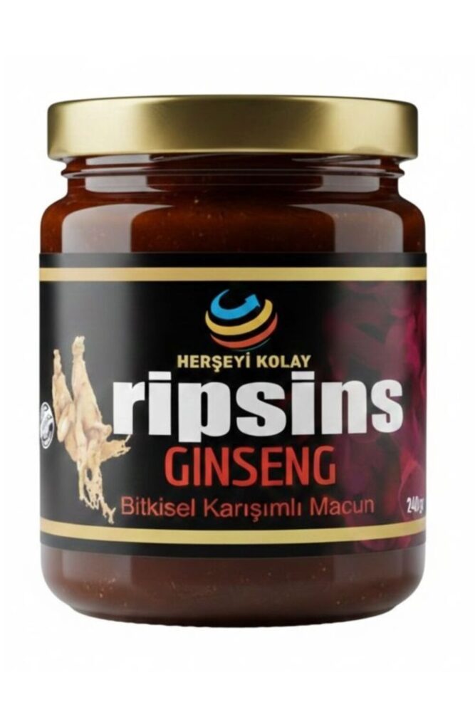 Herşeyi Kolay Ginsengli 240gr Ripsinss Ripsinsz Bitkisel, Atom Macunu Kuvvetliniz Macunu - Görsel 2