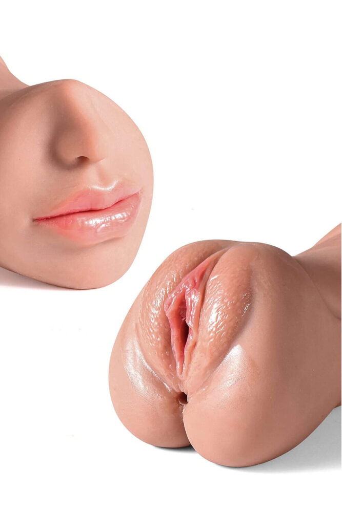 Do it Love - 3 Boyutlu Yüz Mastürbatör - 3 Fonksiyon - - Gerçek Haz - Ten - Görsel 3