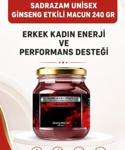 Kırkağa Sadrazam Unisex Ginseng Etkili Macun 240 Gr- Erkek Kadın Enerji Ve Performans Testeron Des