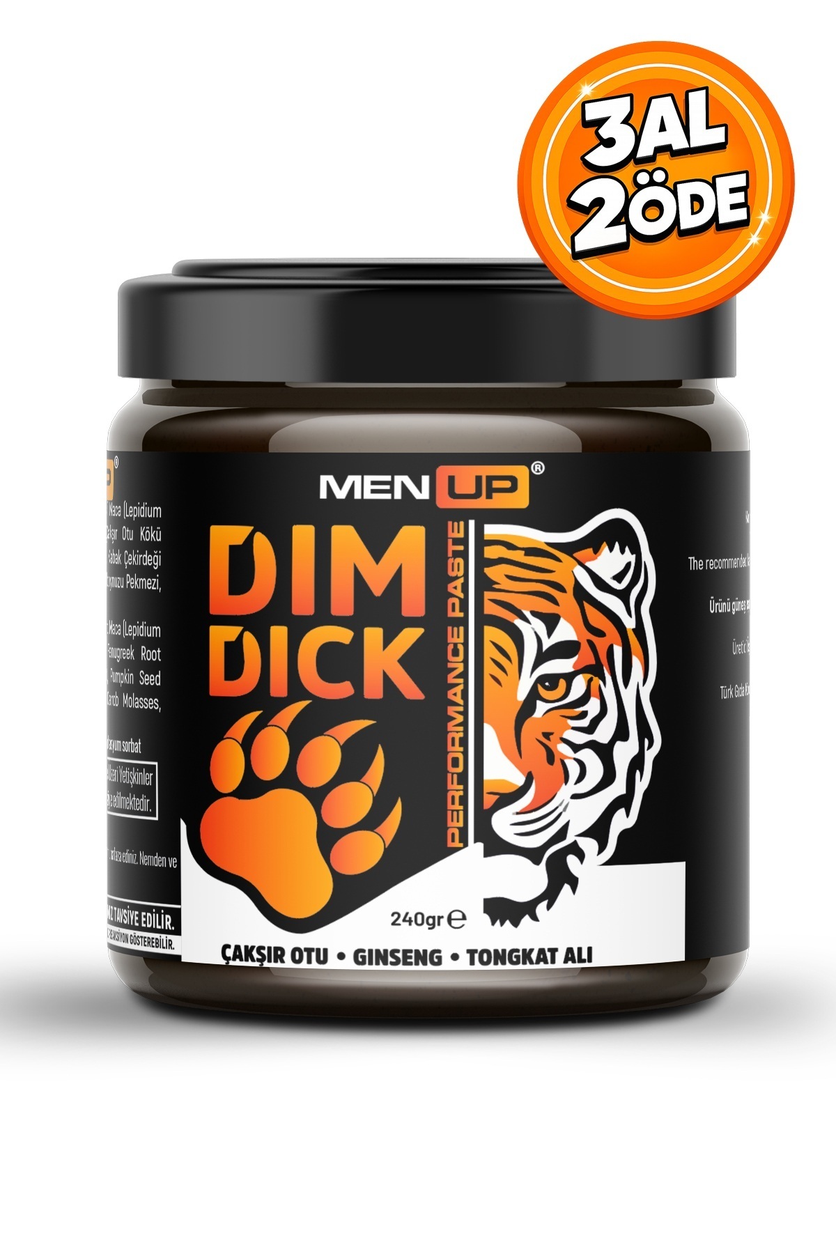 PEINEILI Dımdıck Panax Ginseng, Tribulus Terrestris, Epimedium, Kuvvet Bitkisel Karışımlı Macunu Mesir 240 gr