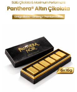 Panthera Noir Ginsengli Sütlü Premium Çikolata | Gizli Kargo | 6'lı Paket Maksimum