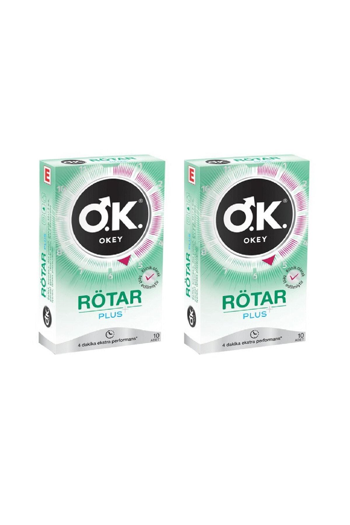 Okey Rötar Plus 10'lu Prezervatif 2 Kutu