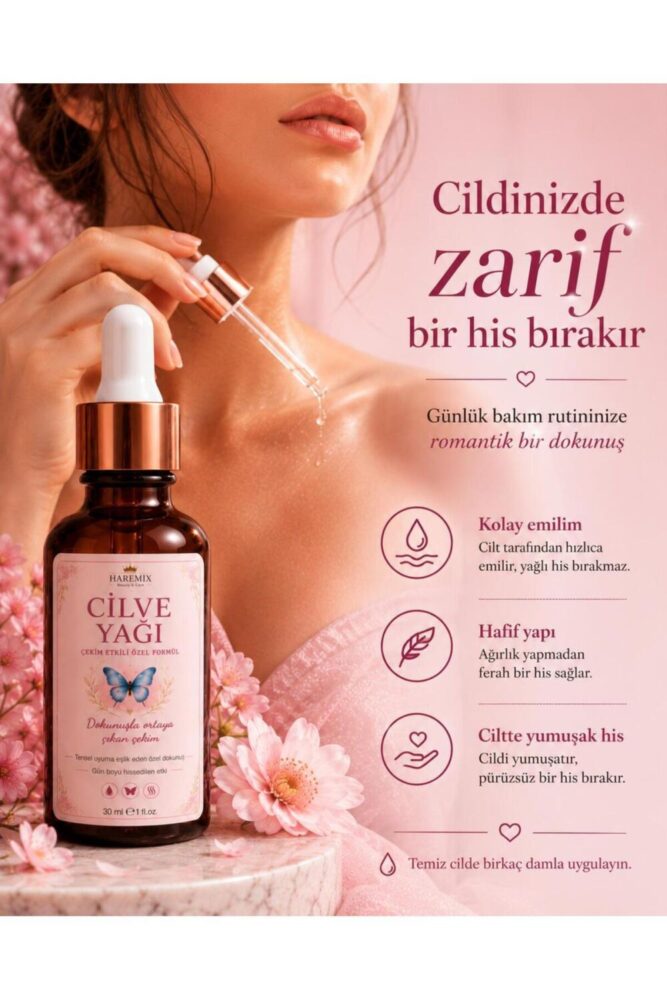 Haremix Kadın Cilve Arttırıcı Tensel Çekim Yağı i.stek A.rttırıcı ve u.yarıcı 30 ml - Görsel 2