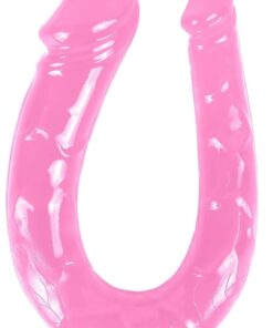 Lolita Shop Çift Taraflı Anal Ve Vajina Kullanılabilen 28 Cm Çift Başlı Esnek Yumuşak Jel Dokuda Dildo Penis