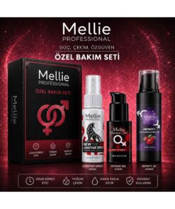 Mellie Professional Erkek U.yarıcı Uzun Deneyim Sprey Ve Kadın U'yarıcı İstek & Zevk Arttırıcı Geci.ktirici Je Set l