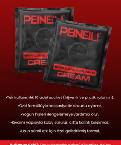 PEINEILI Genital Area Care For Man Cream 10 Uses 10 Kullanımlık Pratik ve Hijyenik Uzun Deneyim Krem - Görsel 3