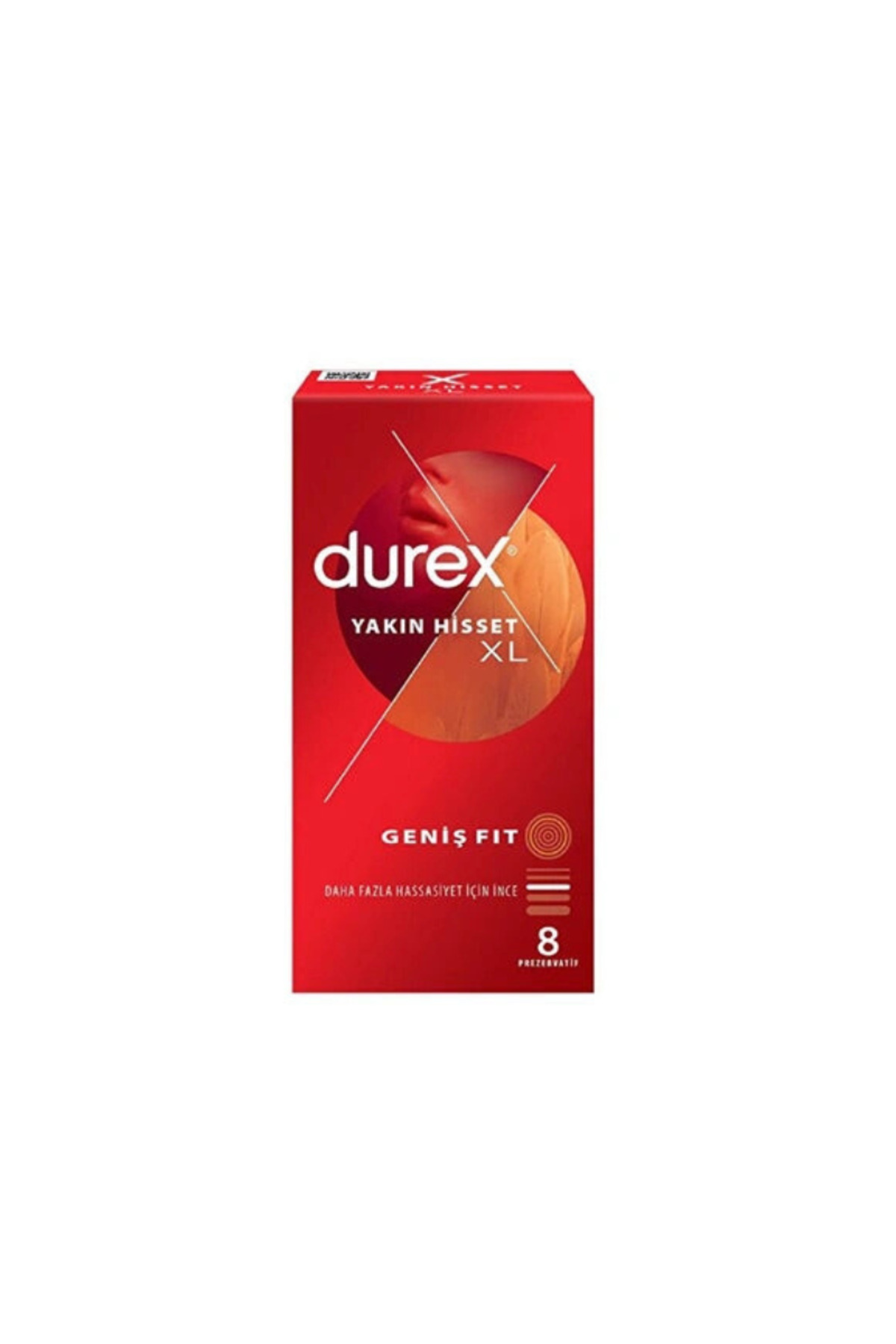 Durex Yakın Hisset XL Prezervatif 8 Adet